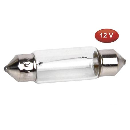 LÁMPARA PLAFONIER C10W (11X38MM) 12V   CAJA 10 UNID.