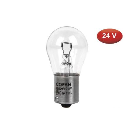LÁMPARA COFAN 1 POLO P21W (BA15S) 24V VENTA UNITARIA