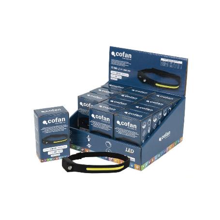 EXPOSITOR LINTERNA DUAL DE CABEZA 12 UDS