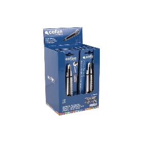 EXPOSITOR DE CÚTER DE ALUMINIO 9 MM 12 UDS.