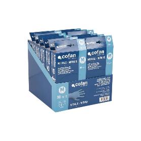 EXPOSITOR CAJA 30 UNDS. GUANTES NITRILO T-M