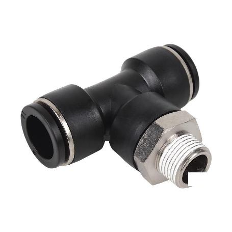 RACOR ROSCADO PLASTICO T , T-14, R-3/8