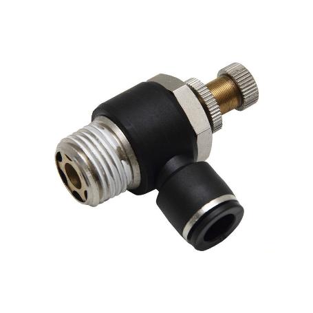 REGULADOR CÓNICO UNIDIRECCIONAL PARA CILINDRO T-4 R-1/4   CAJA 2 UNID.