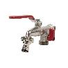 GRIFO CON MANETA PARA MANGUERA Y DOBLE SALIDA 1/2 X 3/4 X 3/4