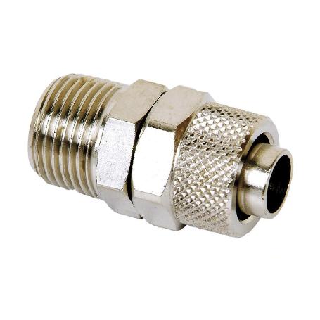 RECTO MACHO CONICO T12/10 - R1/2   CAJA 5 UNID.