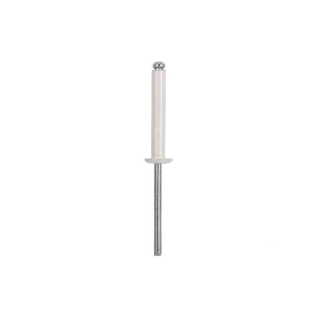 REMACHE ALUMINIO NORMAL BLANCO 4.8 X 12 MM   CAJA 500 UNID.