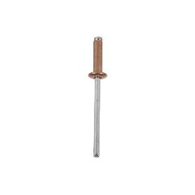 REMACHE COBRE ACERO 4,8 X 10 MM   CAJA 500 UNID.