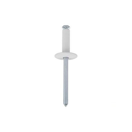 REMACHE FLOR CABEZA ANCHA BLANCO 4,8 X 20 MM   CAJA 250 UNID.