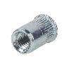 TUERCAS REMACHABLES RANURADAS CABEZA REDUCIDA ACERO M10   CAJA 200 UNID.