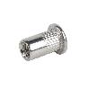 TUERCAS REMACHABLES RANURADAS ANCHAS INOX A-2 M6   CAJA 500 UNID.