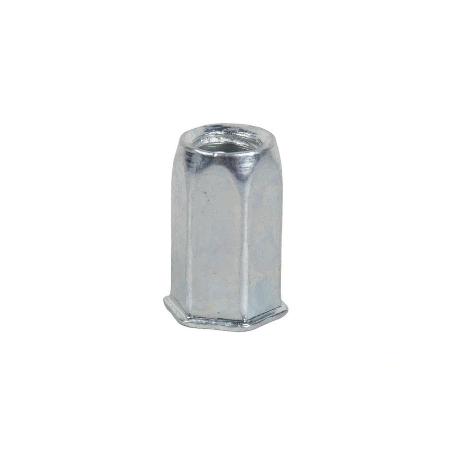 TUERCAS REMACHABLES HEXAGONAL CABEZA REDUCIDA ACERO M6   CAJA 500 UNID.