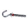 ANCLAJE METALICO C/GANCHO 10/12X70   CAJA 25 UNID.