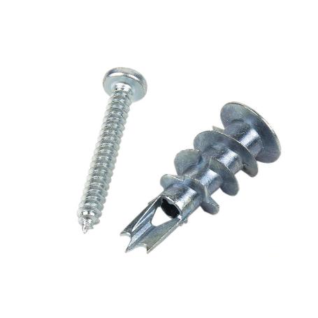TACO ZAMAK 13X32 PARA PLACAS C/TORNILLO 4,2X32   CAJA 100 UNID.