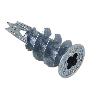 TACO ZAMAK 13X32 PARA PLACAS C/TORNILLO 4,2X32   CAJA 100 UNID.