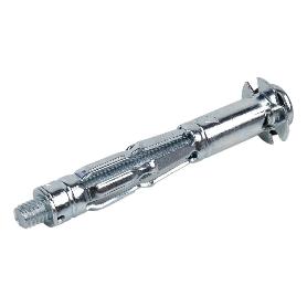 ANCLAJE METÁLICO PARA MATERIALES HUECOS MÁX. 33 MM TORNILLO M4 X 53 MM Ø8 MM   CAJA 100 UNID.