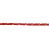 CORDÓN TRENZADO HIPPIE ROJO/AMARILLO 3MM X 25 M