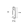 EMBELLECEDOR BLANCO RECOGEDOR PERSIANA 20 MM VENTA UNITARIA