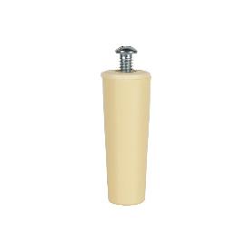 TOPE PERSIANA 60 MM MARFIL CON TORNILLO M-6 VENTA UNITARIA