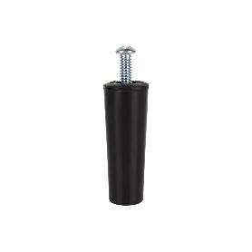 TOPE PERSIANA 60 MM MARRÓN CON TORNILLO M-6 VENTA UNITARIA