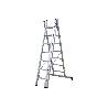 ESCALERA ALUMINIO TRIPLE 7 PELDAÑOS 2,00 + 2,00 + 2,00 M