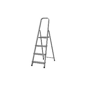 ESCALERA ALUMINIO 4 PELDAÑOS Y 0,89 M ALTURA ÚTIL