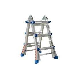 ESCALERA PLUS ALUMINIO MULTIPOSICIÓN 4 X 3 PELDAÑOS Y 2,83 M