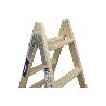 ESCALERA MADERA DOBLE 5 PELDAÑOS 1,25 M
