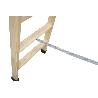 ESCALERA MADERA DOBLE 5 PELDAÑOS 1,25 M