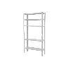 KIT ESTANT. METAL C/TORN. 5 BALDAS 180X90X40 BLC