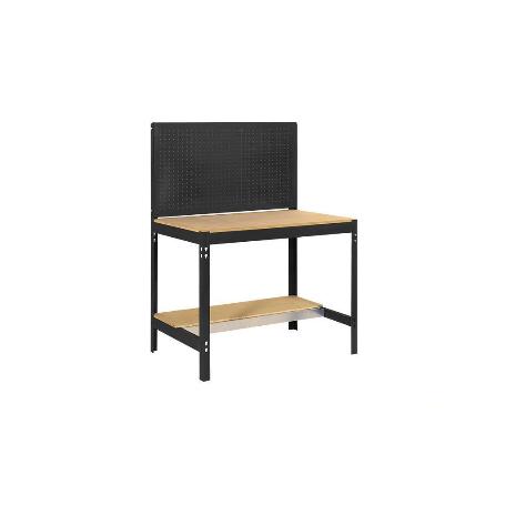 BANCO DE TRABAJO CON PANEL ANTRACITA MADERA L-910 MM