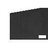PANEL DE HERRAMIENTAS ANTRACITA CON 8 GANCHOS L-1200 MM