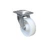 RUEDA NYLON CON PLACA Ø100X30MM
