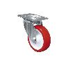 RUEDA POLIURETANO PLACA Ø100X30MM