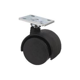 RUEDA PLASTIC Ø50MM PLACA VENTA UNITARIA