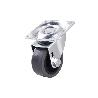 RUEDA GOMA/GRIS PLACA Ø40X18MM   CAJA 4 UNID.