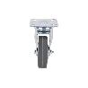 RUEDA GOMA/GRIS PLACA Ø75X22MM VENTA UNITARIA