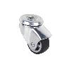 RUEDA GOMA/GRIS PASANTE Ø30X18MM   CAJA 4 UNID.