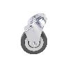RUEDA GOMA/GRIS PASANTE Ø60X22MM VENTA UNITARIA