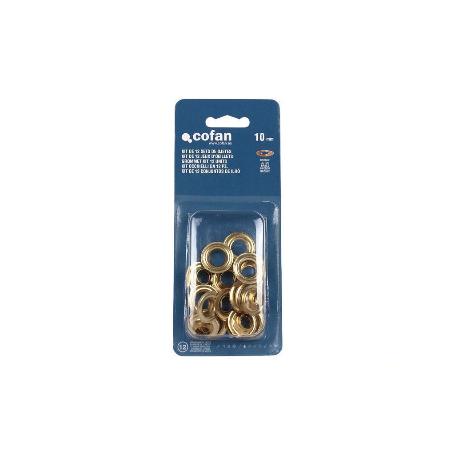 KIT DE 12 SETS DE OJETES 10 MM