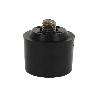 CABEZAL MARTILLO DE PU NEGRO Ø28 MM