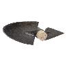 ZACHO CURVO CON PUNTA Y MANGO DE MADERA 230 X 80 MM 180 G