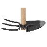 ZACHO CURVO 3 PUNTAS Y MANGO DE MADERA 210 X 80 MM 200 G