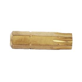 PUNTA DE TITANIO 1/4 25 MM T-10 VENTA UNITARIA