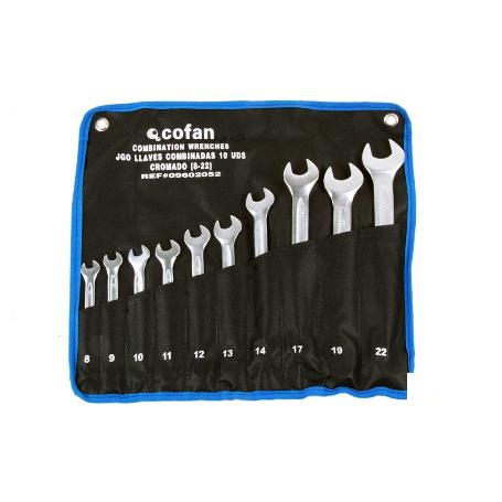 SET 8 PCS LLAVES COMBINADAS DE 8 A 22