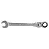 LLAVE COMBINADA ARTICULADA 180º DE CARRACA 21MM