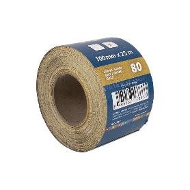 ROLLO LIJA DE PAPEL 100 X 25 M. G.80