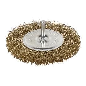 CEPILLO CIRCULAR ONDULADO 6XØ75 A.LATONADO 0.3MM
