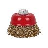 CEPILLO COPA ONDULADO M14 Ø125 A.LATONADO 0.3MM