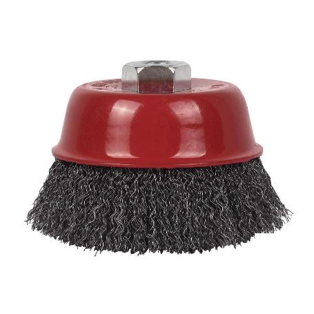 CEPILLO COPA ONDULADO M14 Ø100 ACERO 0.3MM