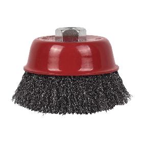 CEPILLO COPA ONDULADO M14 Ø125 ACERO 0.3MM